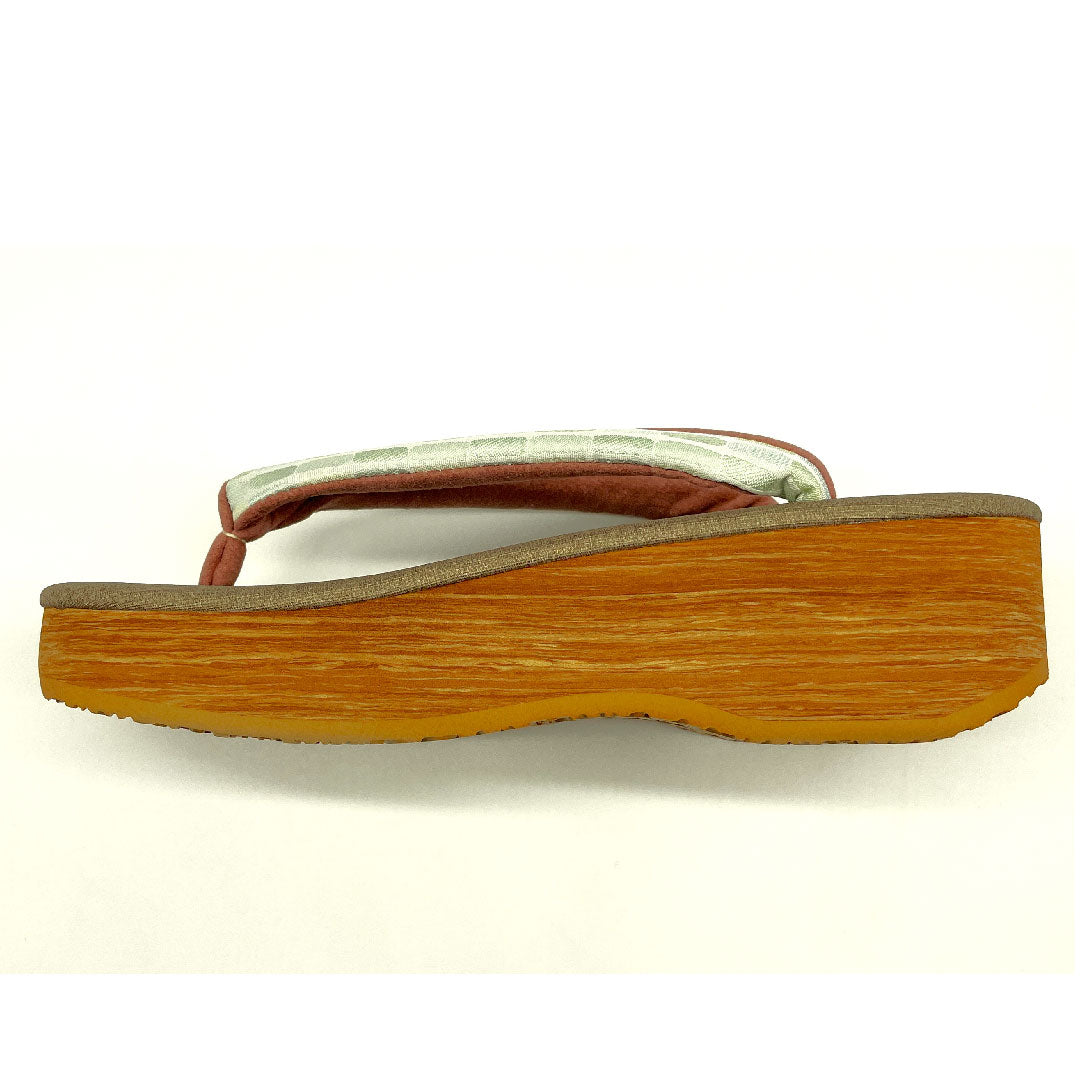 （新品未使用品）カレンブロッソ カフェ草履 Lサイズ 茶系 NEWランク 1122000391414