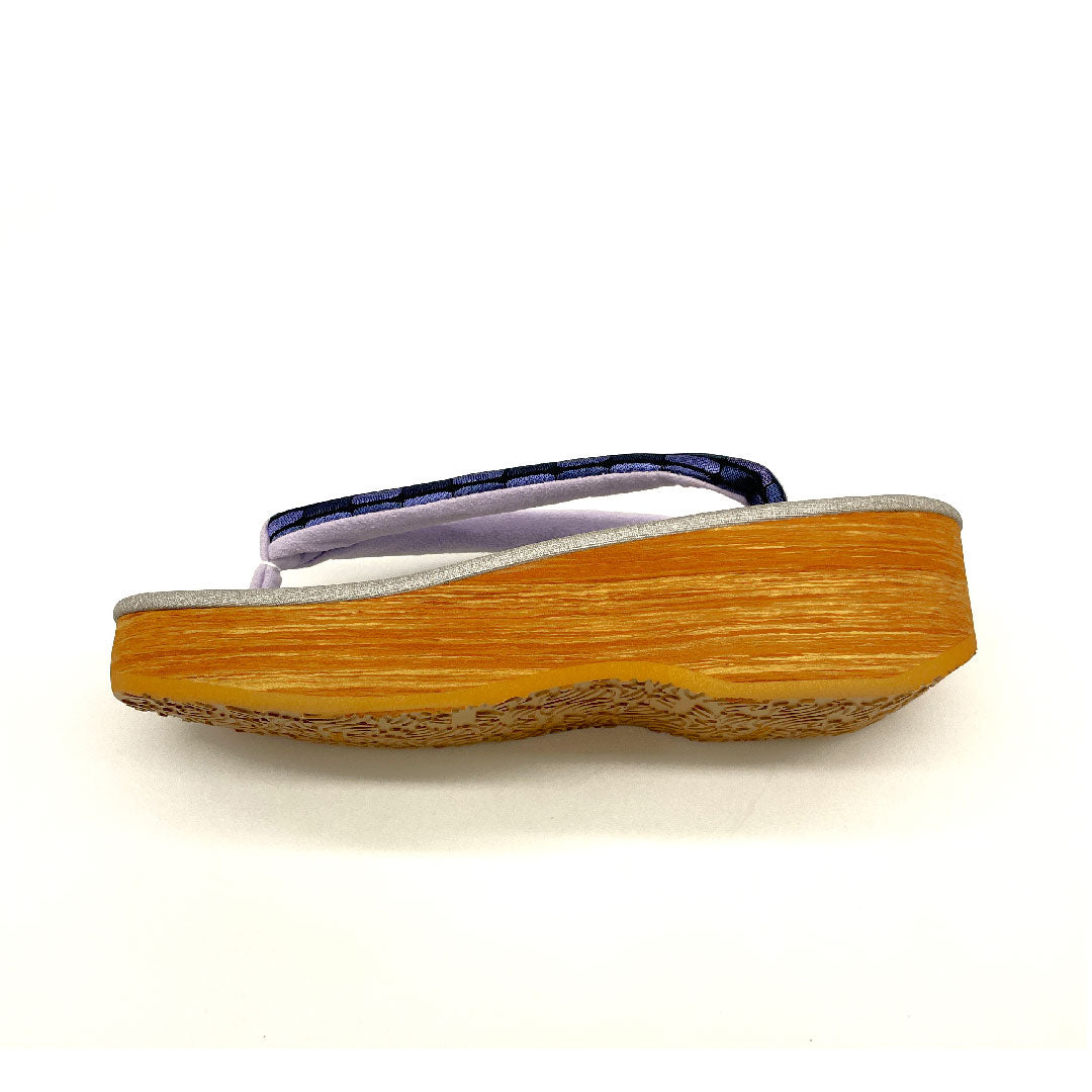 （新品未使用品）カレンブロッソ カフェ草履 Lサイズ 銀系 NEWランク 1122000861422