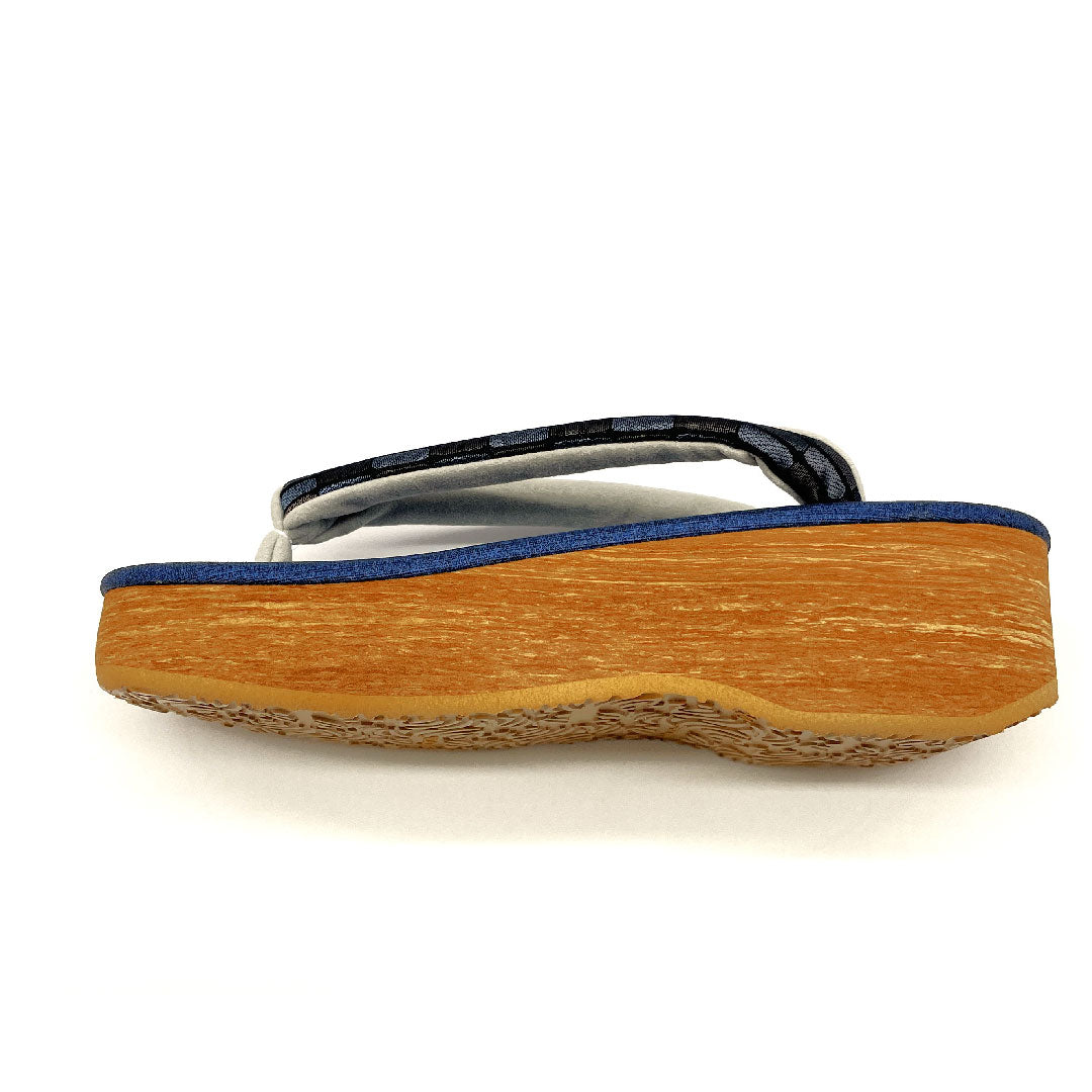 (Brand new, unused) Karen Blosso Cafe Sandals, Size M, Navy, NEW Rank, 1122000641318