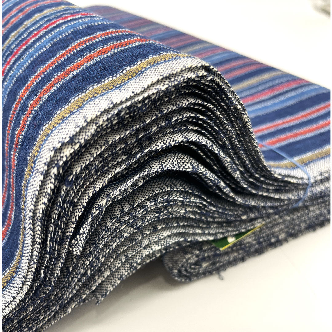Yukata cloth, cotton, Awa Shijira, Important Intangible Cultural Property, genuine indigo dye, S rank, navy blue, 1130000392918