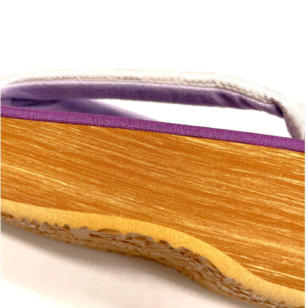 (Brand new, unused) Karen Blosso Cafe Sandals, Size M, Purple, NEW Rank, 1122000841320