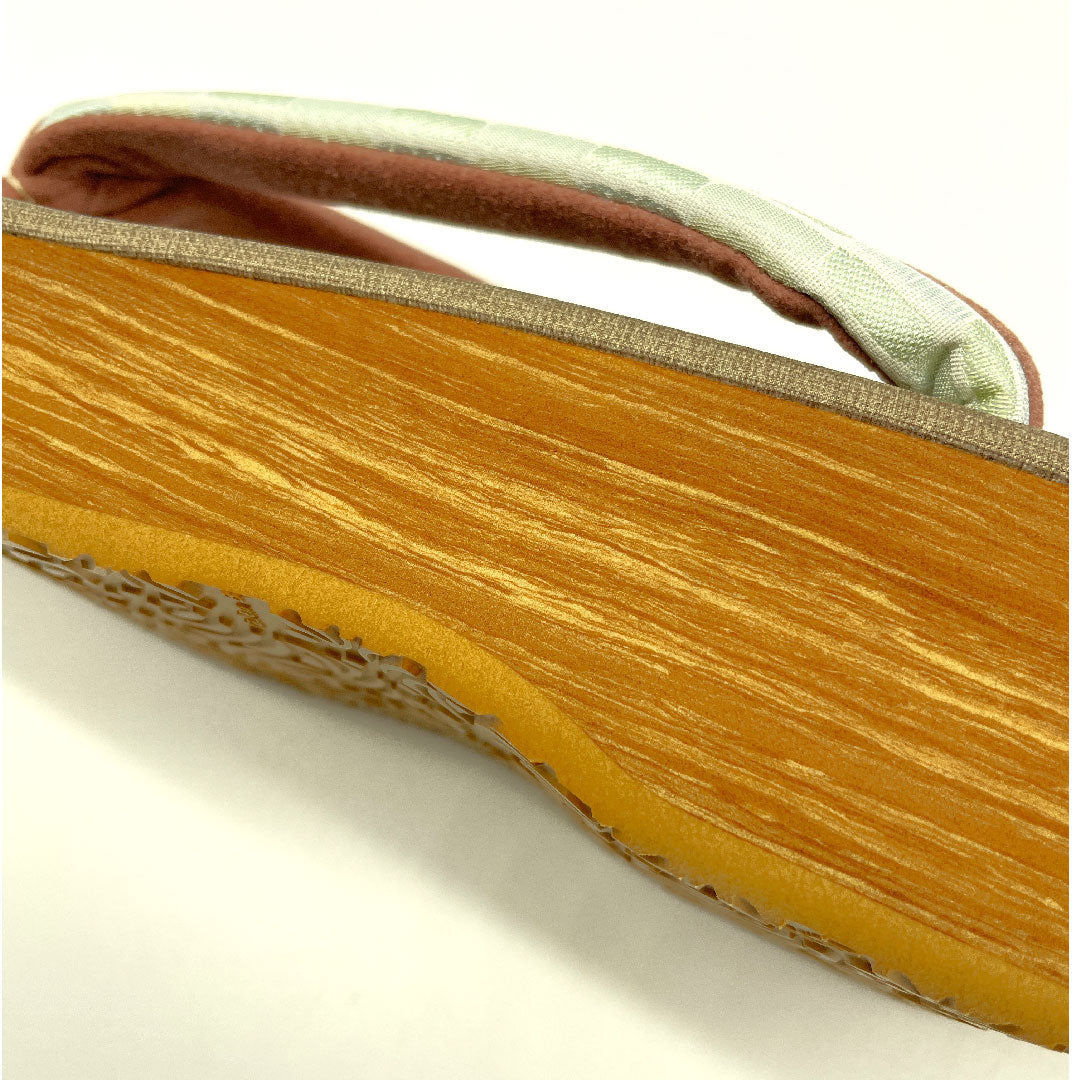 （新品未使用品）カレンブロッソ カフェ草履 Lサイズ 茶系 NEWランク 1122000391414