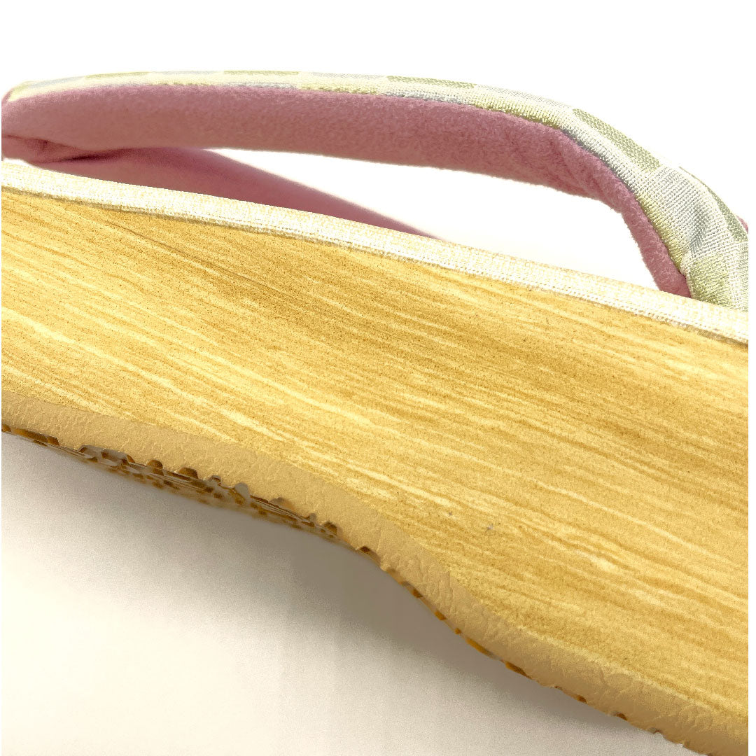(Brand new, unused) Karen Blosso Cafe Sandals, Size L, Cream, NEW Rank, 1122000461415