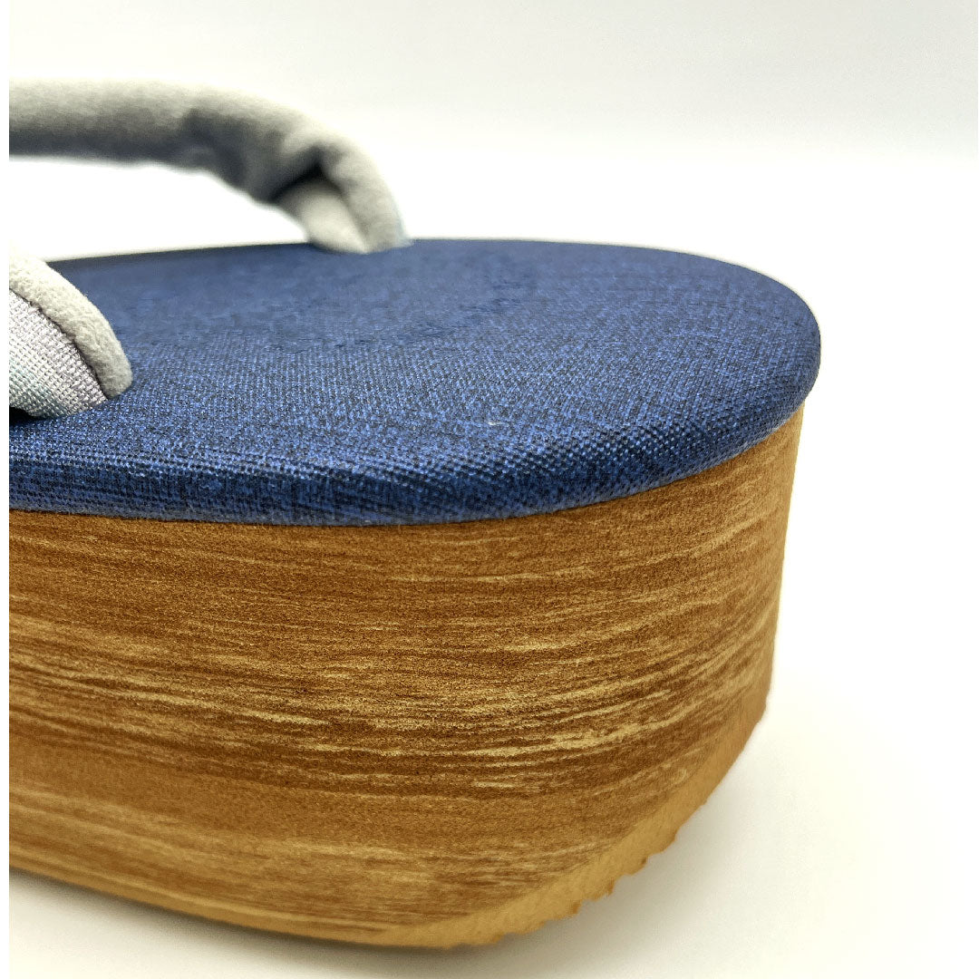 (Brand new, unused) Karen Blosso Cafe Sandals, Size L, Blue, NEW Rank, 1122000721417