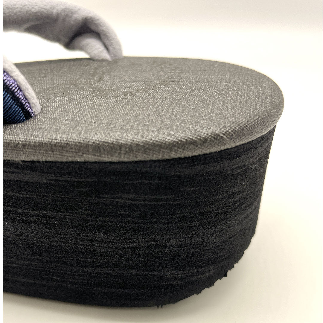 (Brand new, unused) Karen Blosso Cafe Sandals, Size L, Gray, NEW Rank, 1122000481422