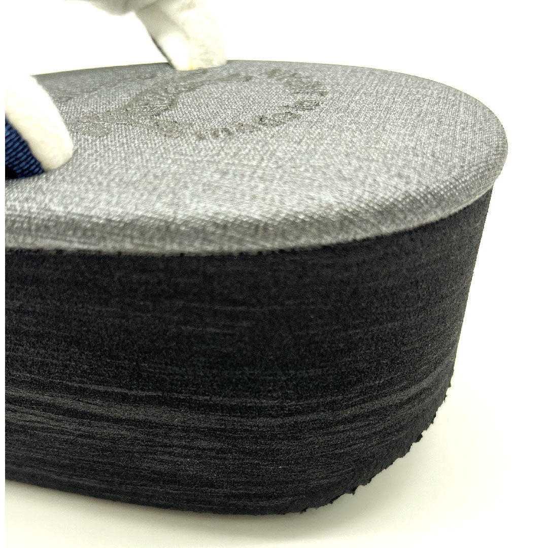 （新品未使用品）カレンブロッソ カフェ草履 Mサイズ グレー系 NEWランク 1122000521322