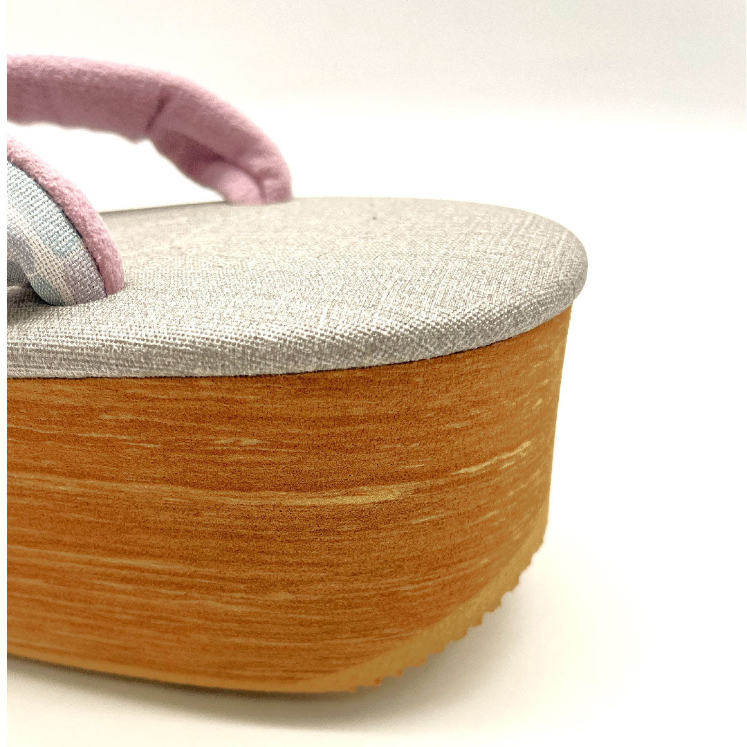 （新品未使用品）カレンブロッソ カフェ草履 Mサイズ グレー系 NEWランク 1122000631322