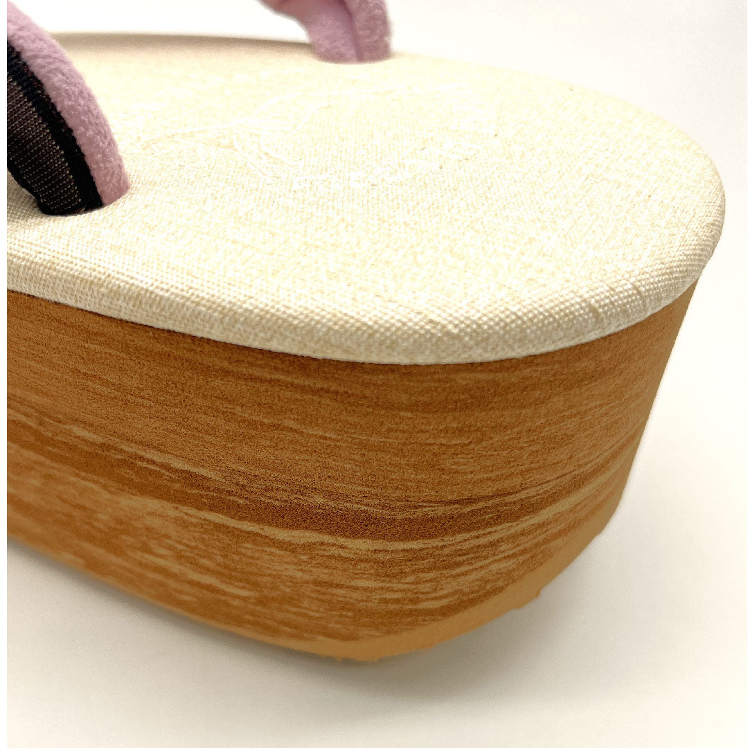 （新品未使用品）カレンブロッソ カフェ草履 Lサイズ クリーム系 NEWランク 1122000351415