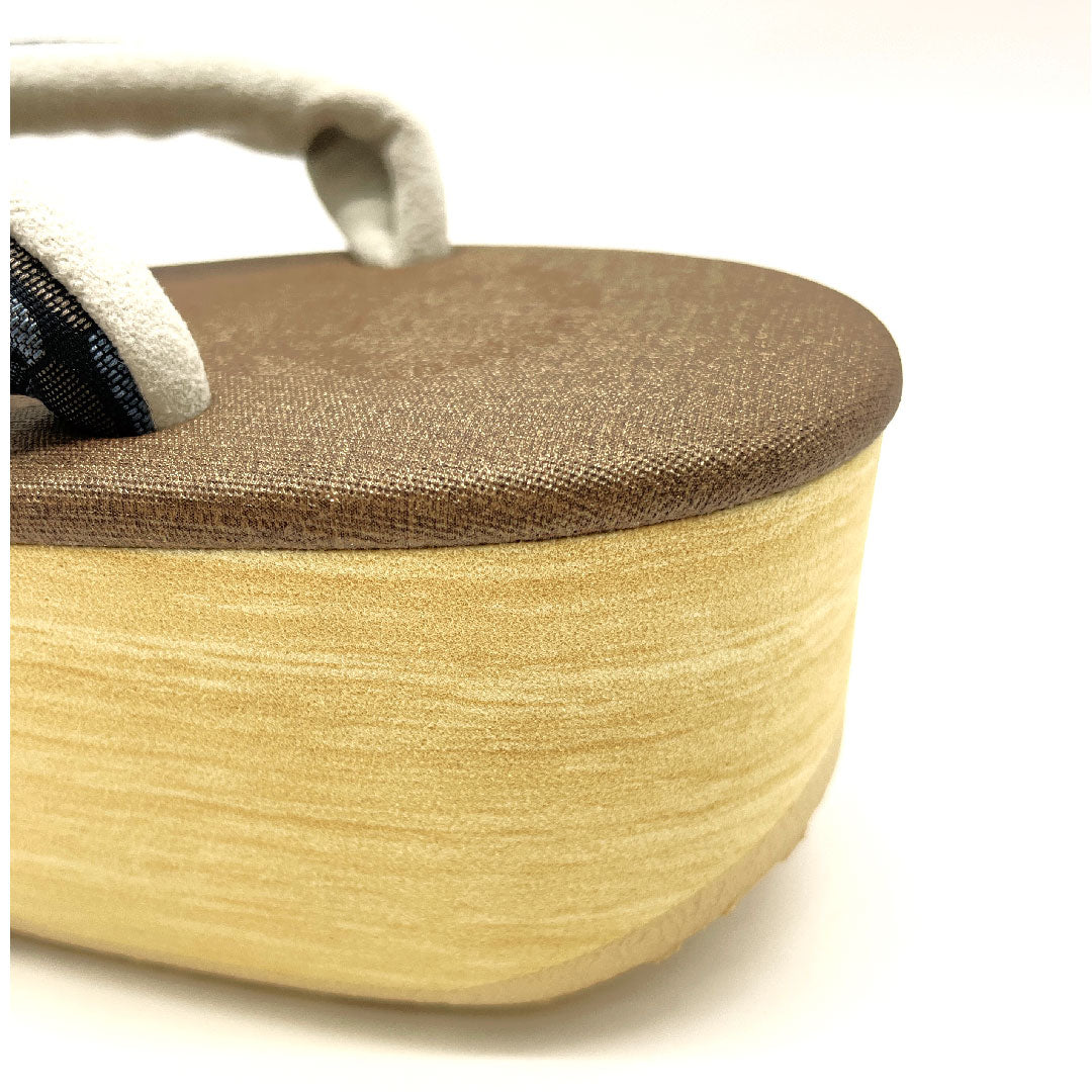 （新品未使用品）カレンブロッソ カフェ草履 Mサイズ 茶系 NEWランク 1122000591314