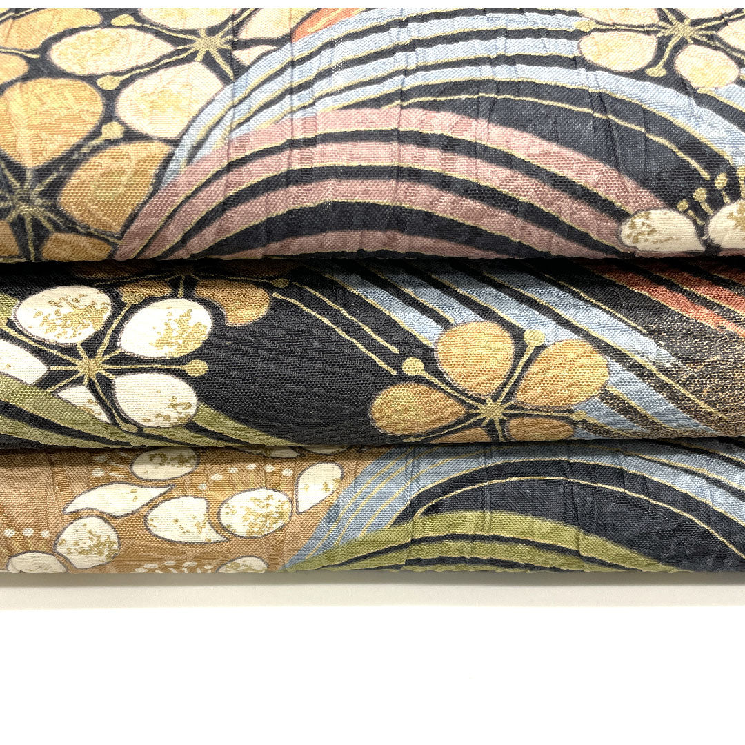 Fukuro Obi, Hosho, Plant-dyed, Fukure-ori, Length 442cm, Pure Silk, S-Rank, Full-length, Casual, Brown, 1123001552314