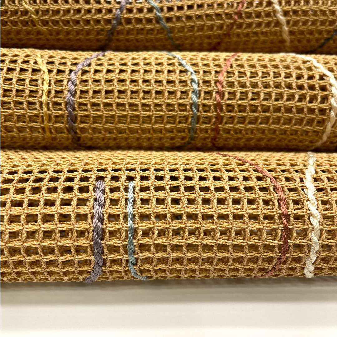 名古屋帯 羅 立涌模様 帯丈368cm 正絹 Sランク 六通 カジュアル 茶系 1124000562314  名古屋仕立て