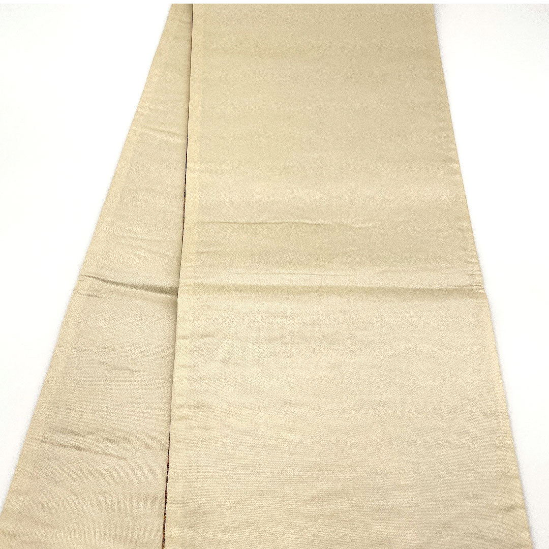 袋帯 華飾流堆朱文 帯丈423cm 正絹 Sランク 六通 フォーマル 金系 1123001952321