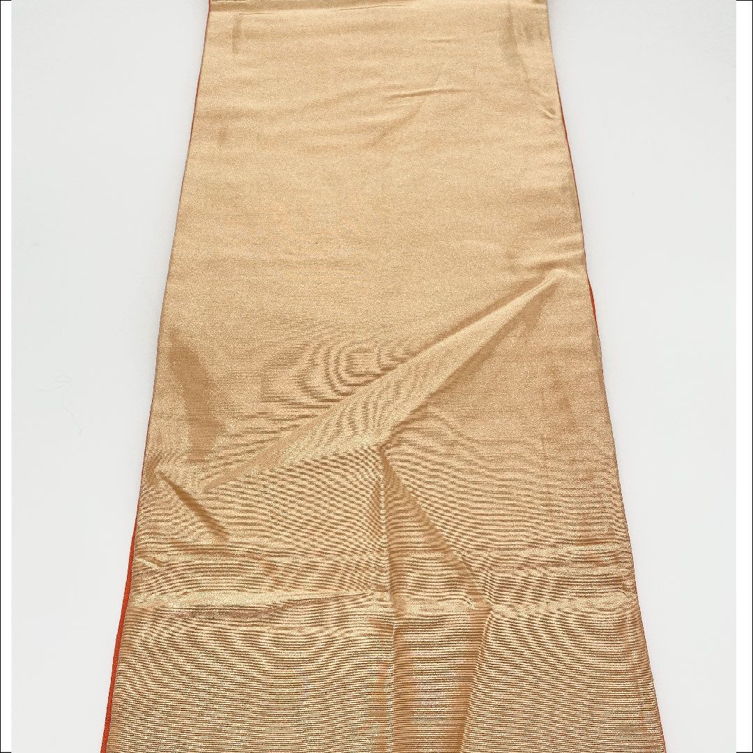袋帯 竹 帯丈416cm 正絹 Aランク 六通 フォーマル 金系 1123000923321