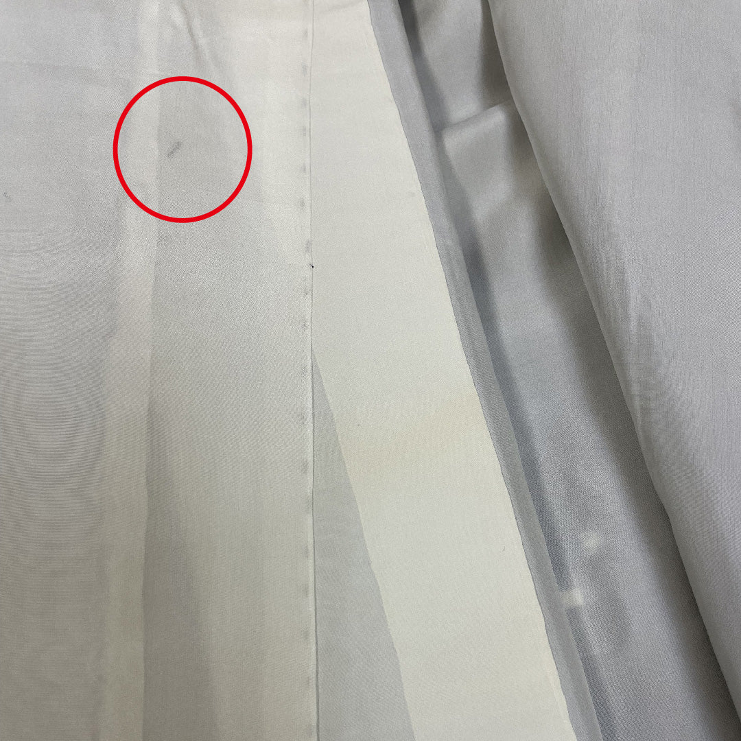 紬 身丈158cm 裄丈63cm 絣紬 縞に絣 正絹 美品 袷 ネイビー 1116000052318